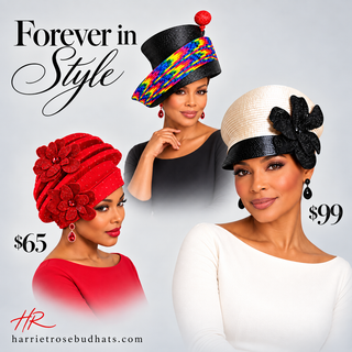 Forever in Style: Rainbow Brims, Pearl Turbans and Ivory Elegance for October