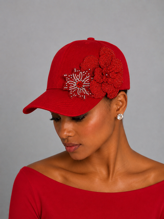 AGS-16 Red Floral Cap